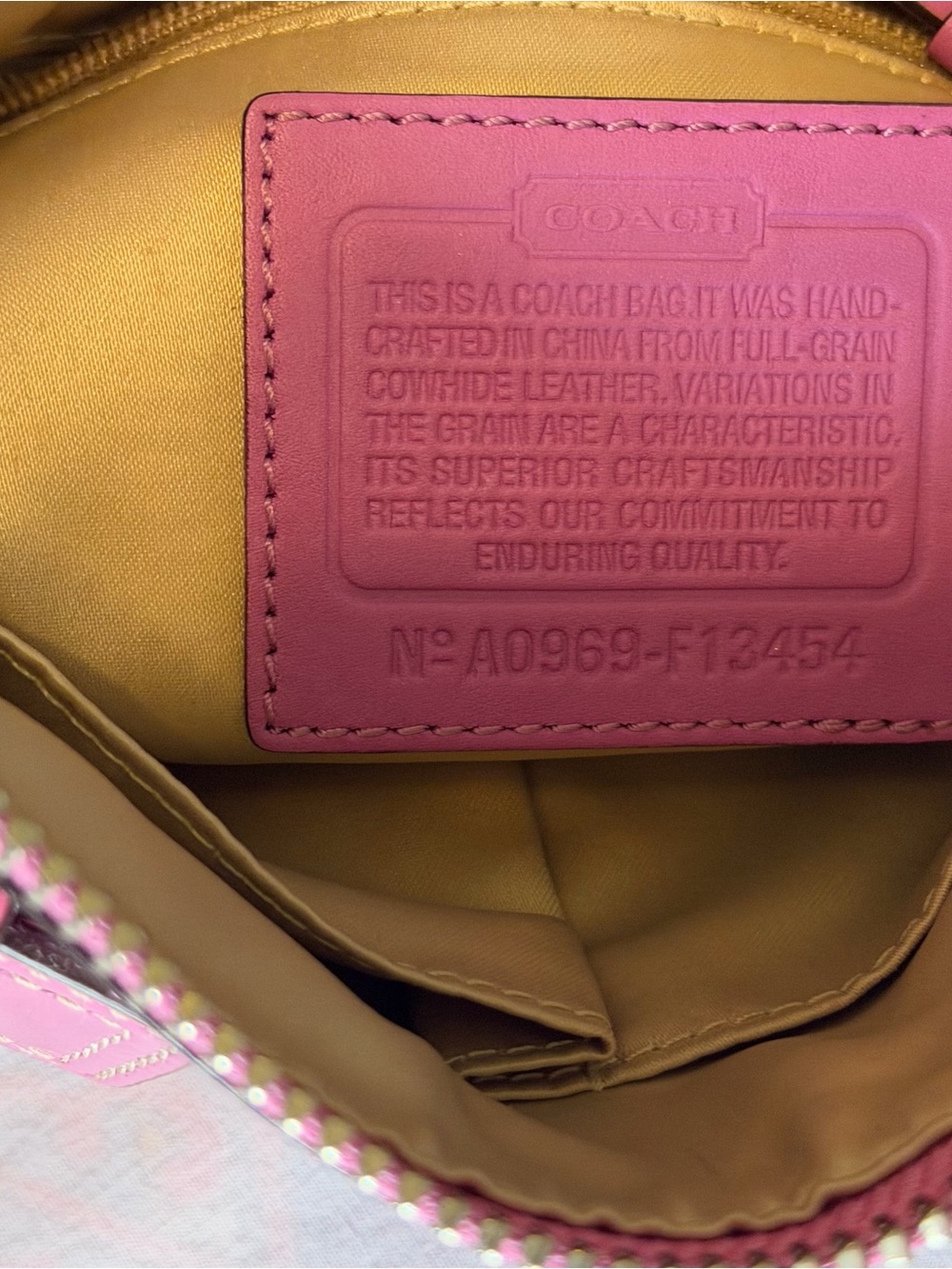 Coach Limited Ed. Berry/Sugar Plum Patent Leather Soho Chainlink Clutch
F13454 - Picture 6 of 13